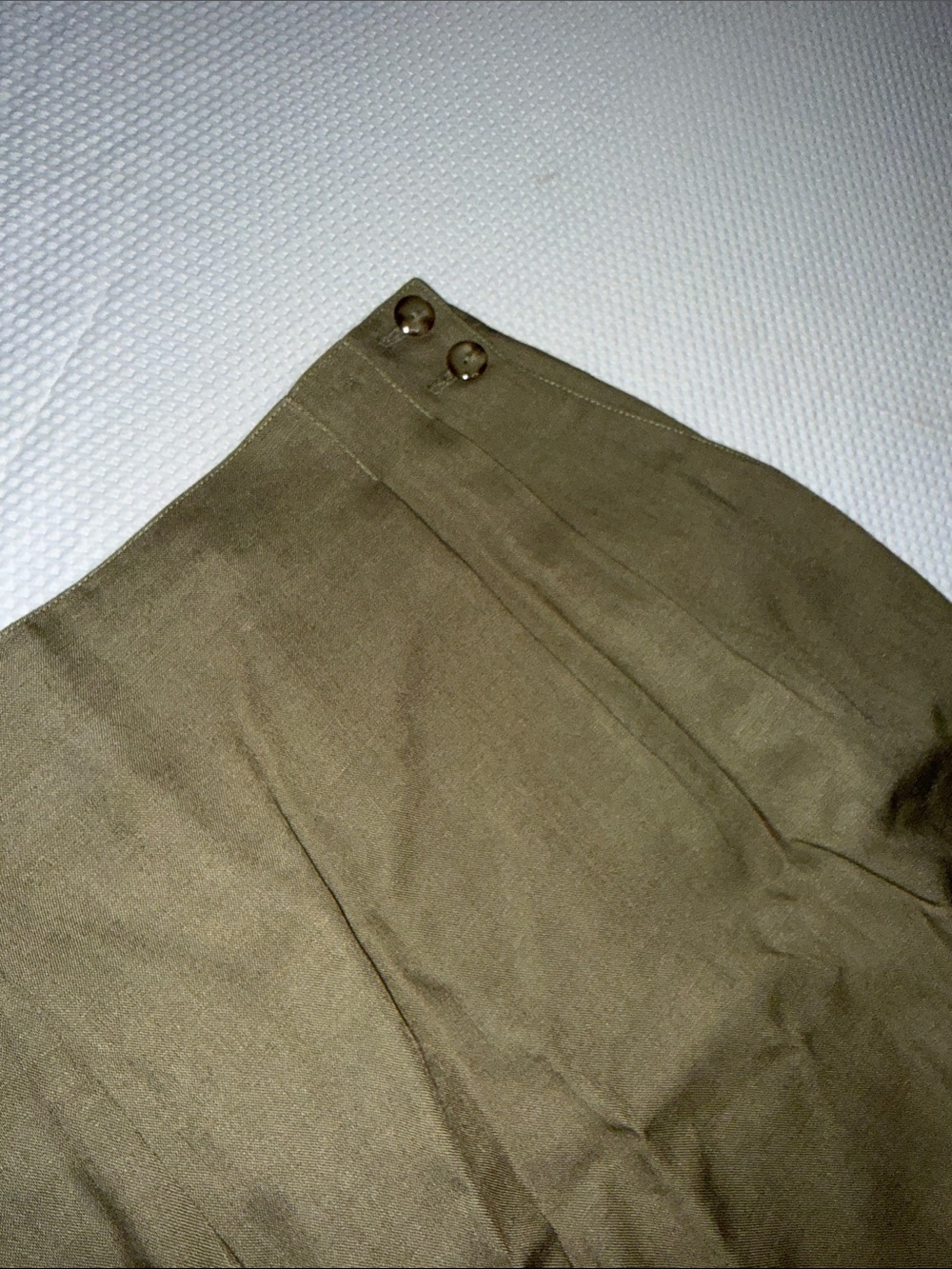 Jones New York Olive Green Double-Breasted Blazer - Picture 4 of 5